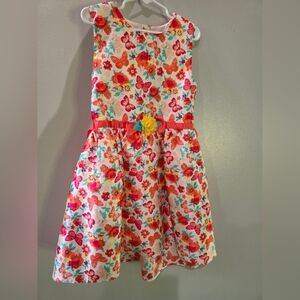 Floral Butterfly Girl's Dress